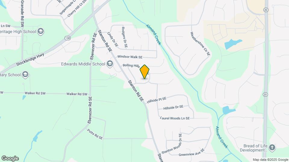 1630 Creek Crossing SE Map and Location Details