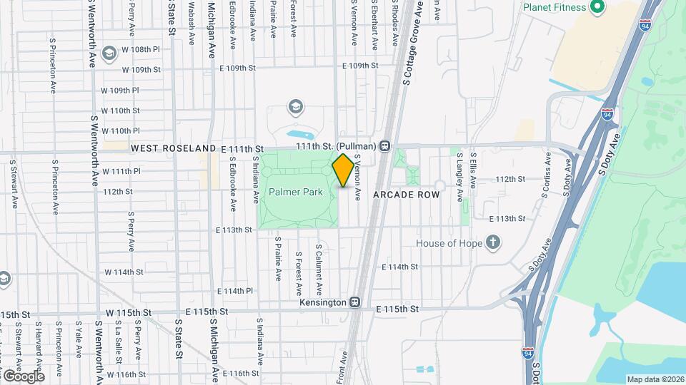 11205 S King Dr Map and Location Details