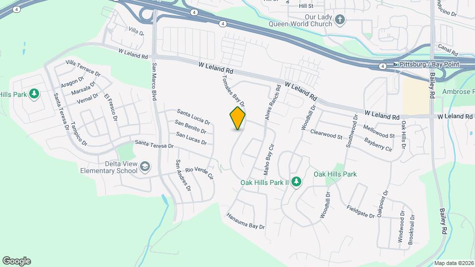 2508 Tomales Bay Dr Map and Location Details