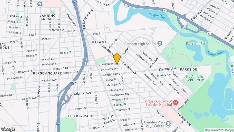 1111 Louis St Map and Location Details