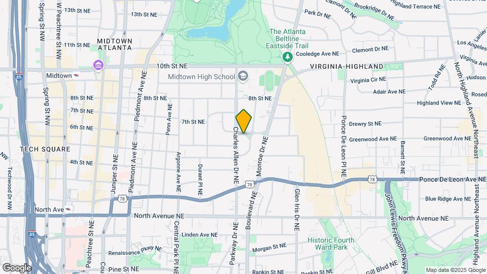 453 Greenwood Ave Map and Location Details