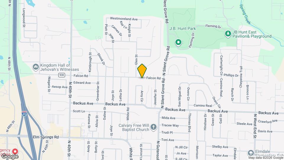 2905 Falcon Rd Map and Location Details