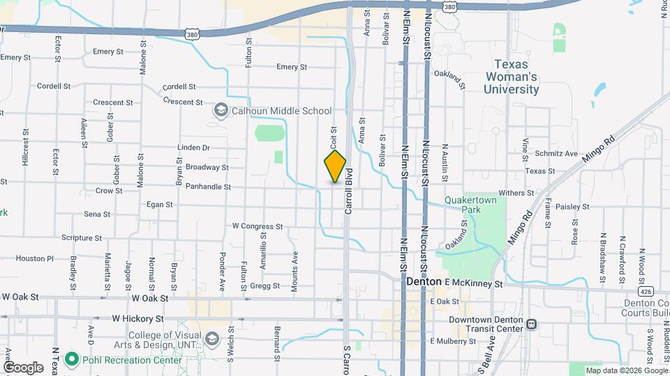 510 Panhandle St Map and Location Details