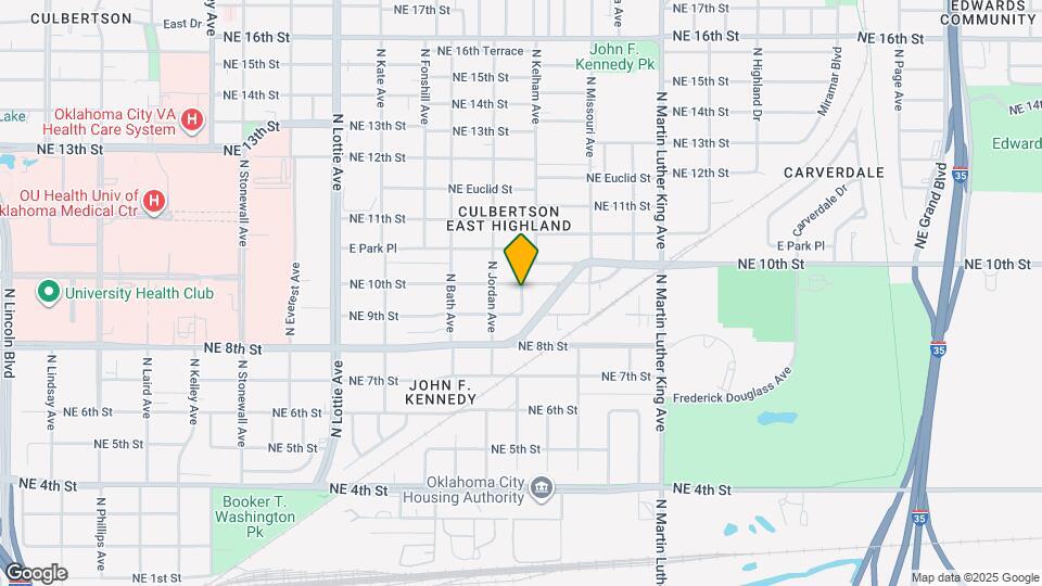 1005 N Kelham Ave Map and Location Details