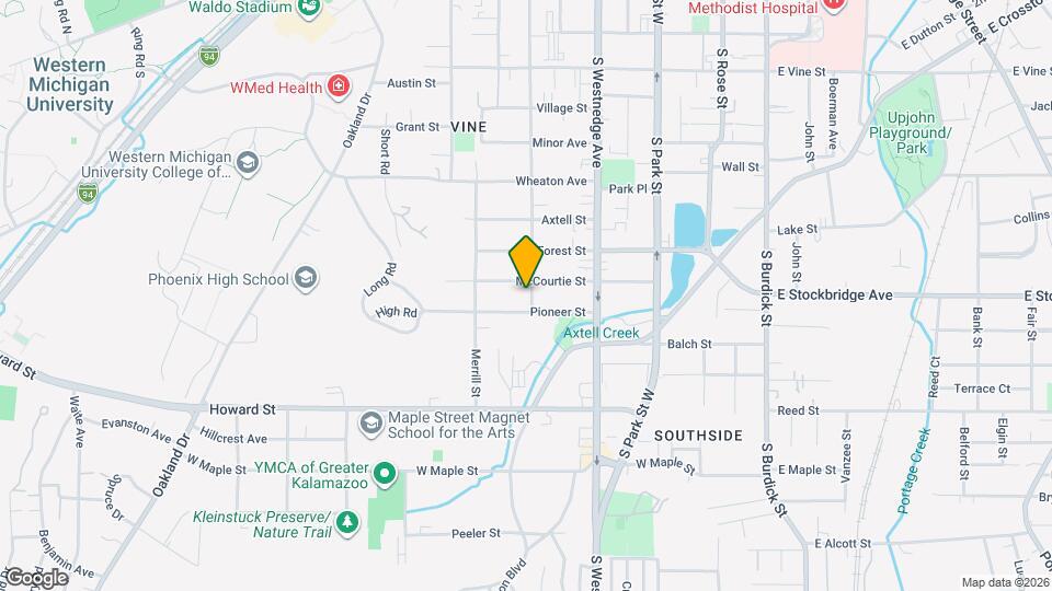 1410 Oak St Map and Location Details