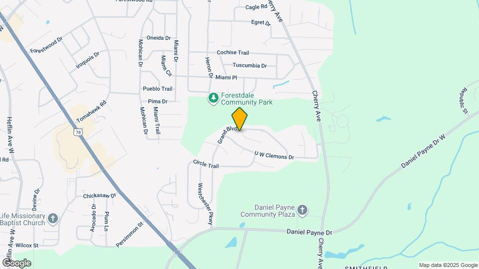 1204 Grand Cir Map and Location Details