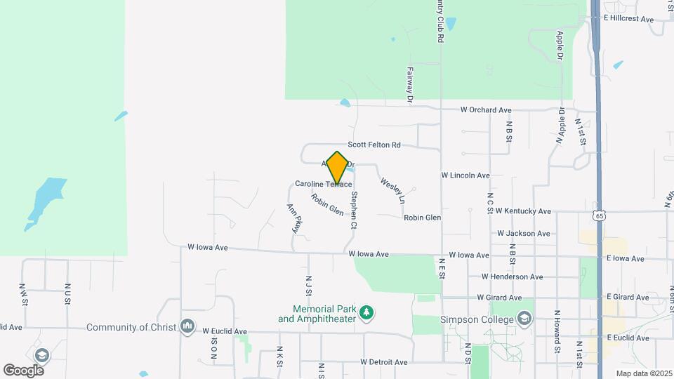 1001 Caroline Terrace Map and Location Details