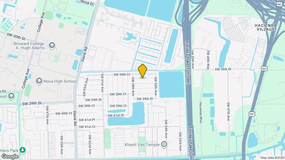 5700 SW 37th St Map and Location Details