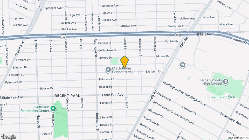 16307 Eastburn St Map and Location Details