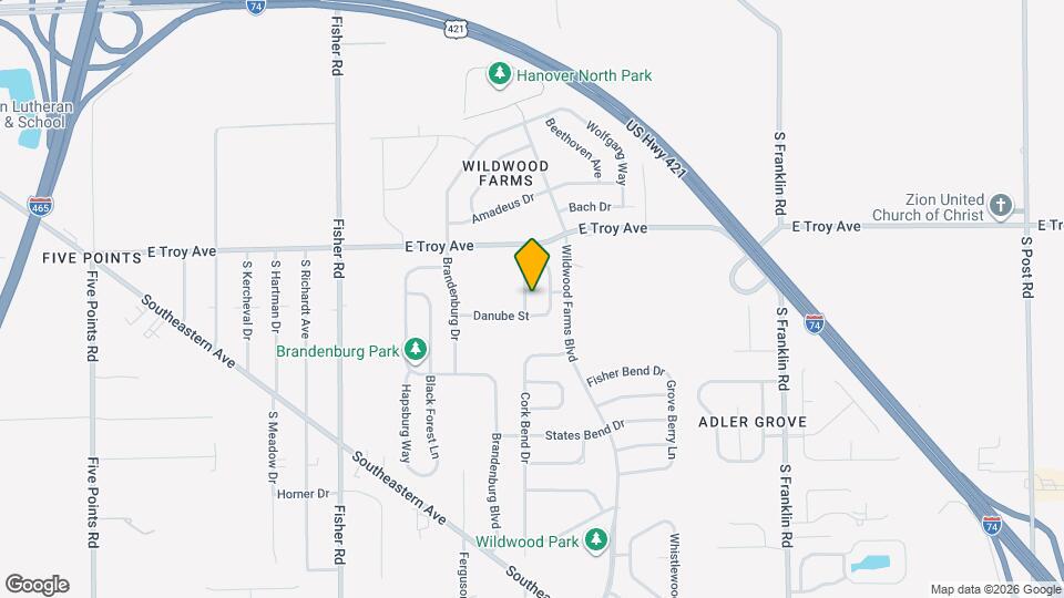3105 Arrowroot Ln Map and Location Details