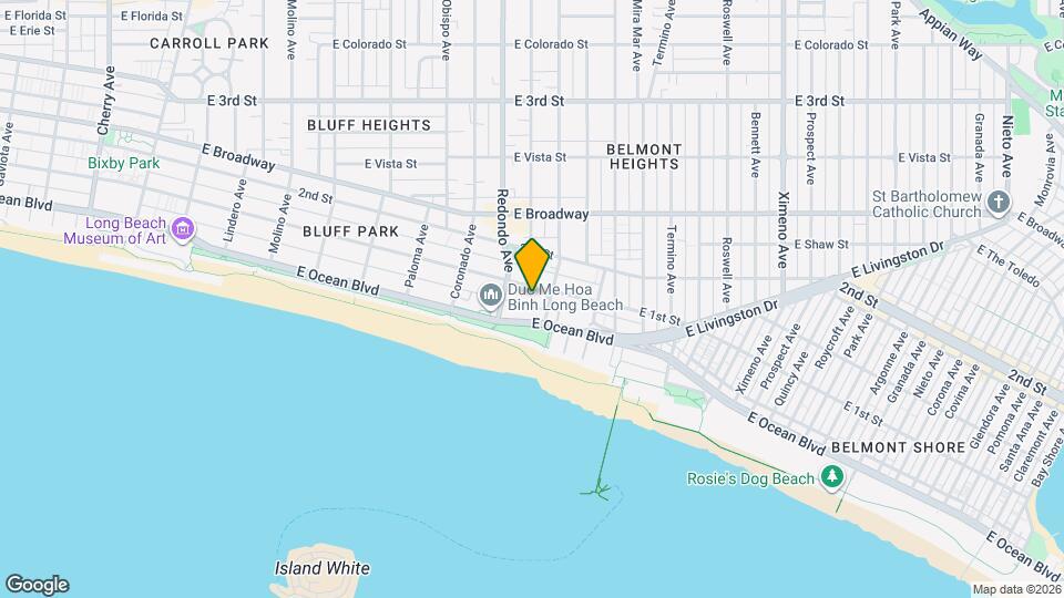 3504 E 1st St Map and Location Details