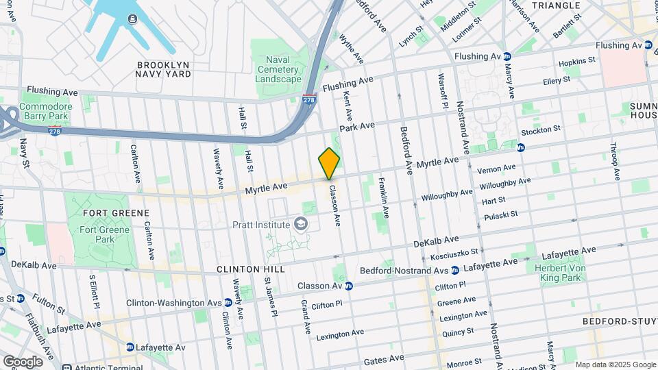200 Classon Ave Mapa y Detalles de la Ubicación