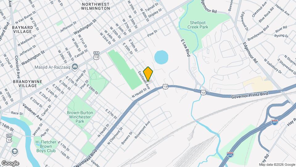 547 Eastlawn Ave Map and Location Details