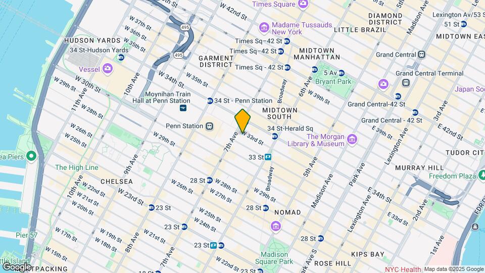 401-407 7th Ave Mapa y Detalles de la Ubicación