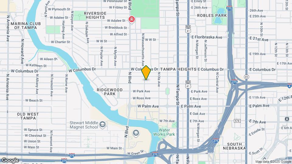 319 W Frances Ave Map and Location Details