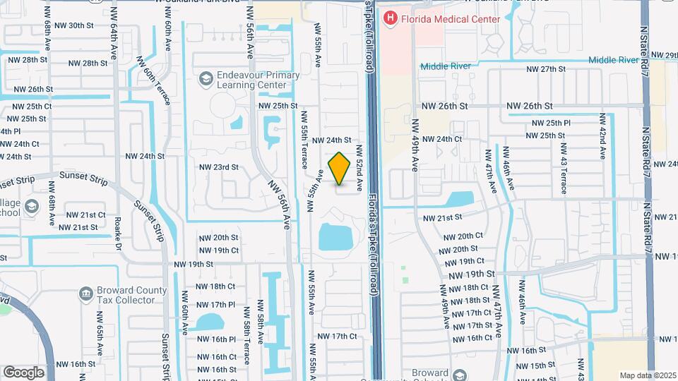 5321 NW 21st Ct Map and Location Details