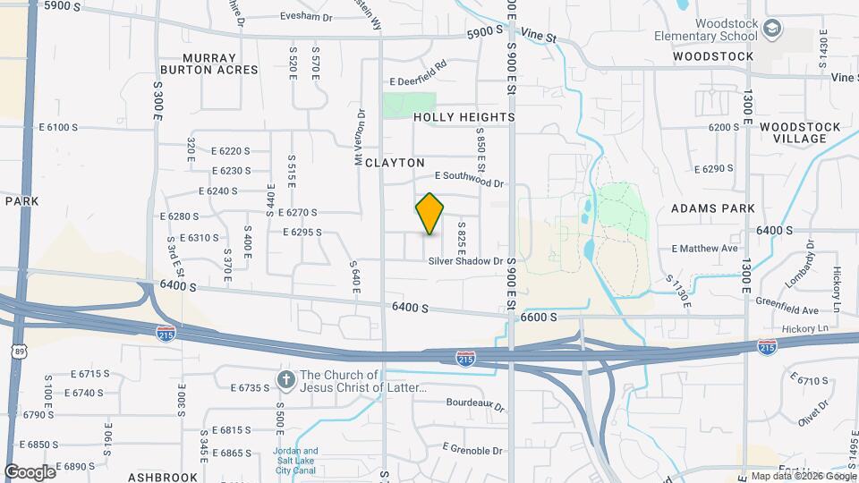 6423 S Westridge St Map and Location Details