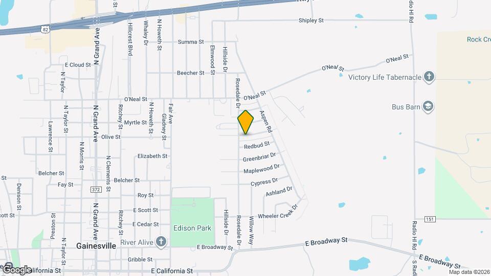 2002 Everglade Dr Map and Location Details