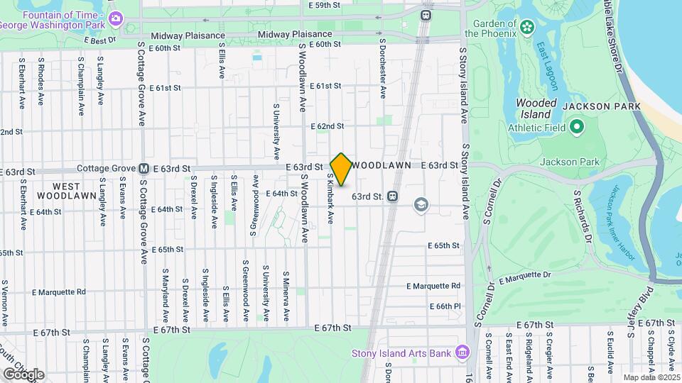 6335-6341 S Kimbark Ave Map and Location Details