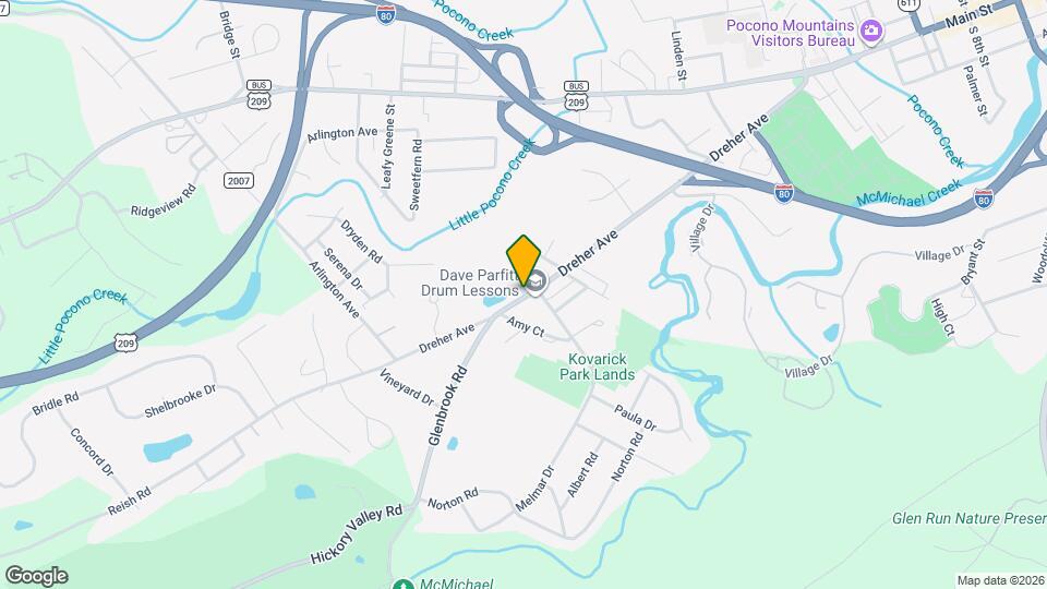 1332 Dreher Ave Mapa y Detalles de la Ubicación