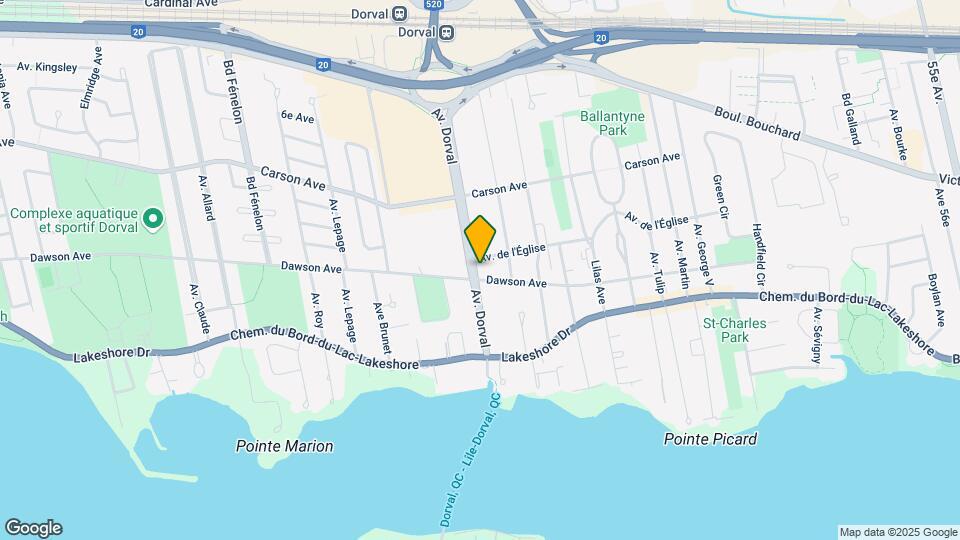 205 Dorval Av Map and Location Details