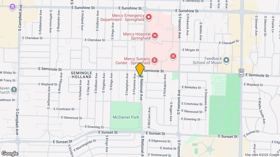 2237 S National Ave Map and Location Details