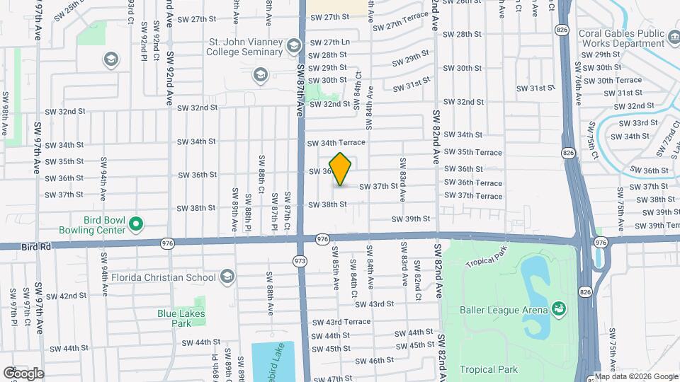 8470 SW 37th St Map and Location Details