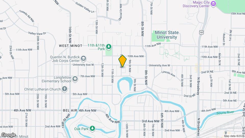 806 10th St NW Map and Location Details