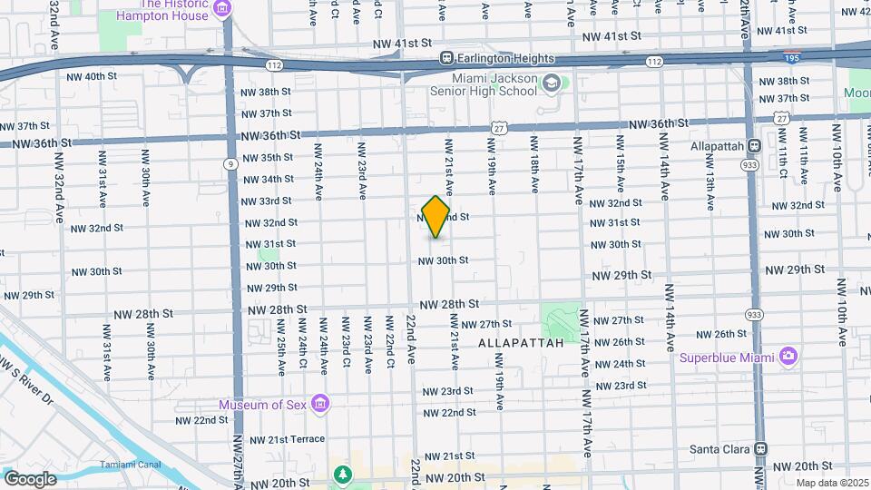 3039 NW 21st Ct Map and Location Details