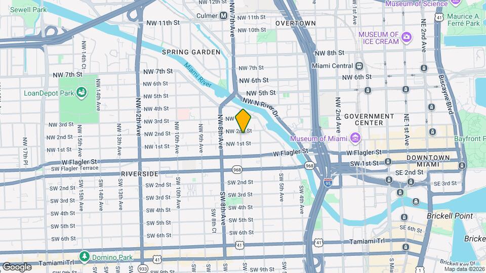 125 NW 7th Ave Map and Location Details