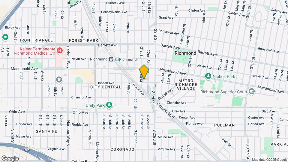 2109 Bissell Ave Map and Location Details