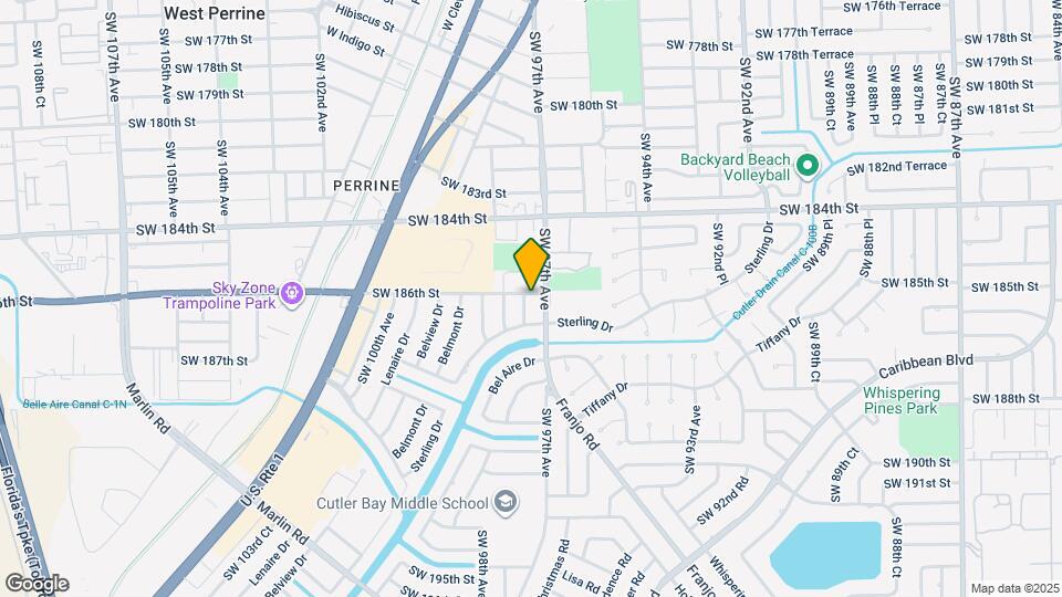 18601 SW 97th Ct Map and Location Details
