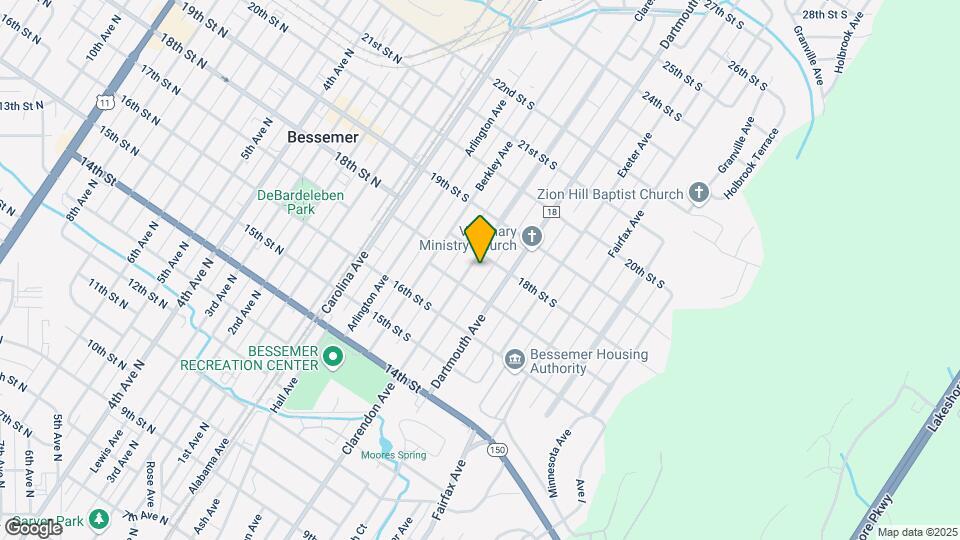 1721 Clarendon Ave Map and Location Details