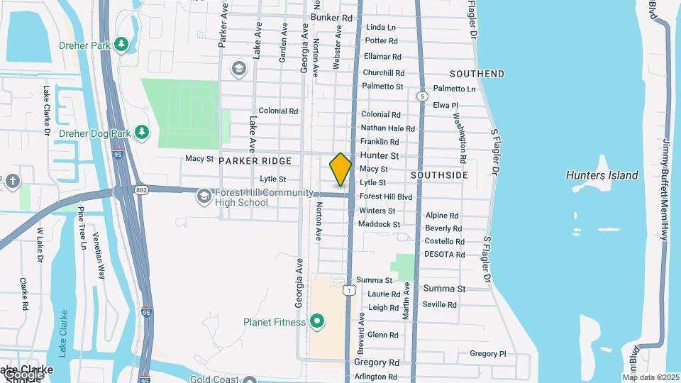 415 Forest Hill Blvd Map and Location Details