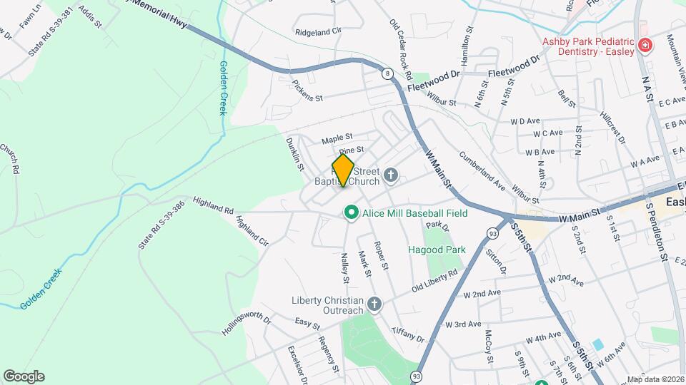 603 Blair St Map and Location Details