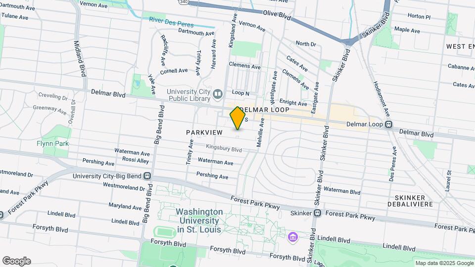 6640 Washington Ave Mapa y Detalles de la Ubicación