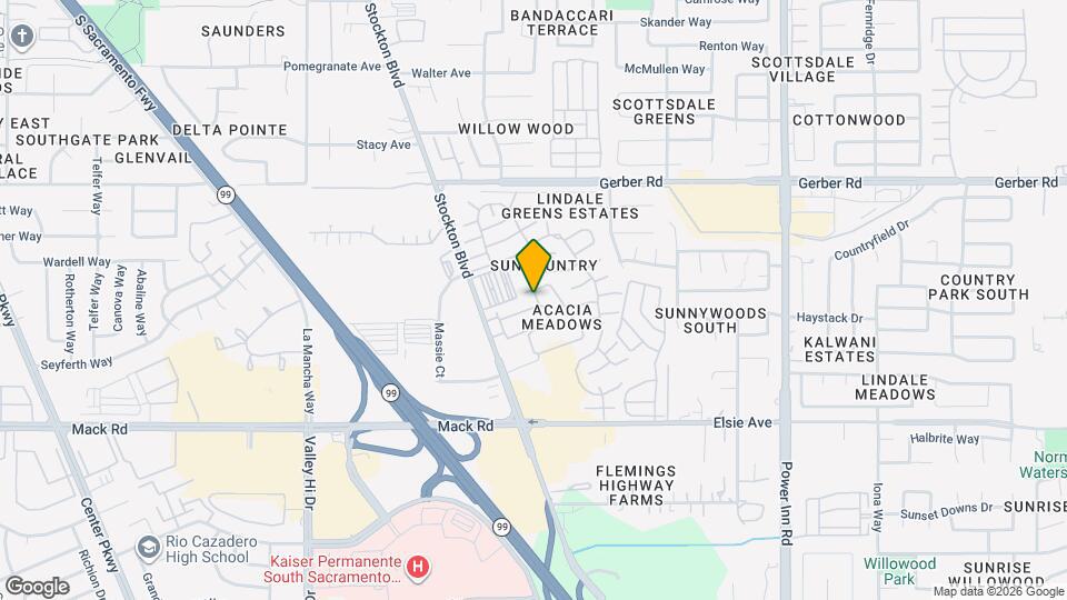 7416 Mimosa Way Map and Location Details