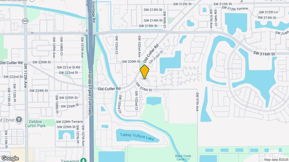 22250 SW 101 Avenue Rd Map and Location Details