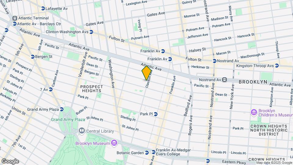 640 Classon Ave Mapa y Detalles de la Ubicación