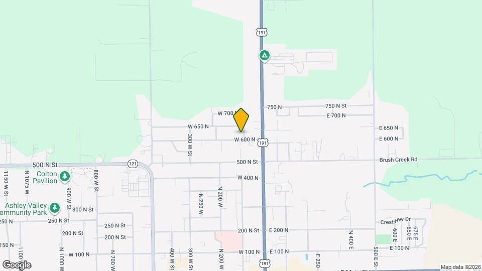 607 N 100 W Map and Location Details