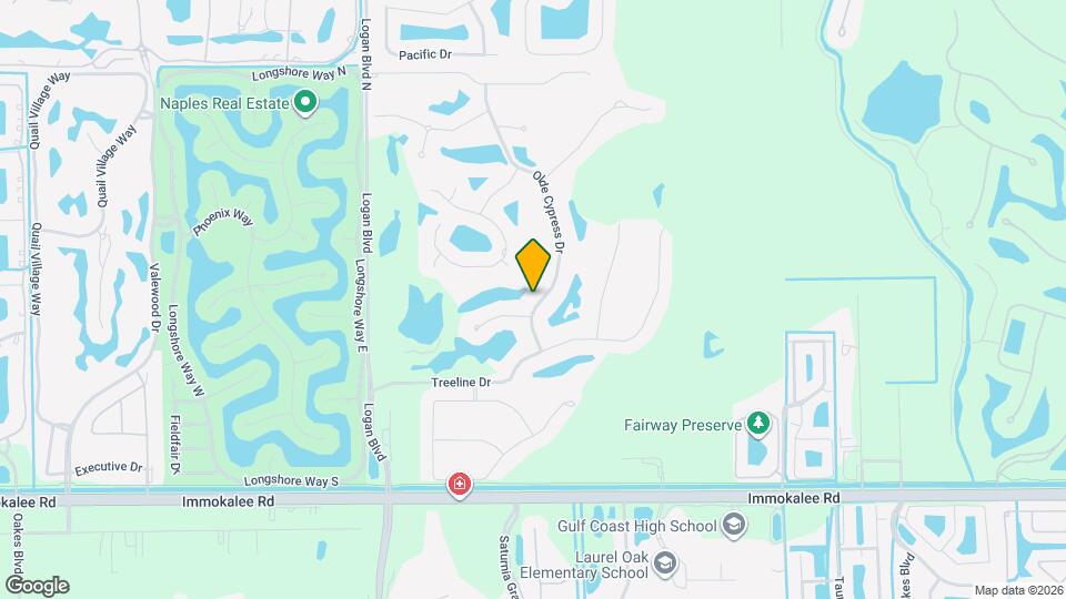 2721 Olde Cypress Dr Map and Location Details