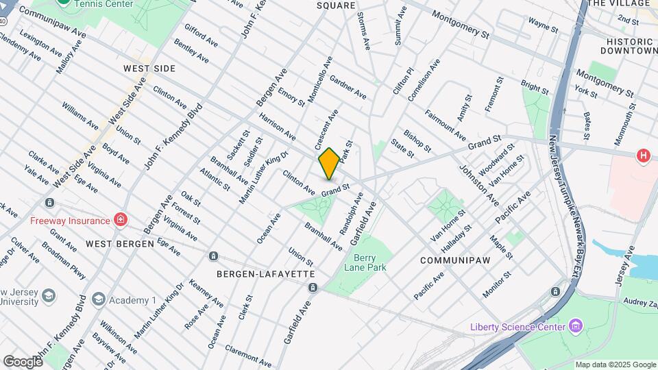 93 Harmon St, Unit Ground Floor Map and Location Details