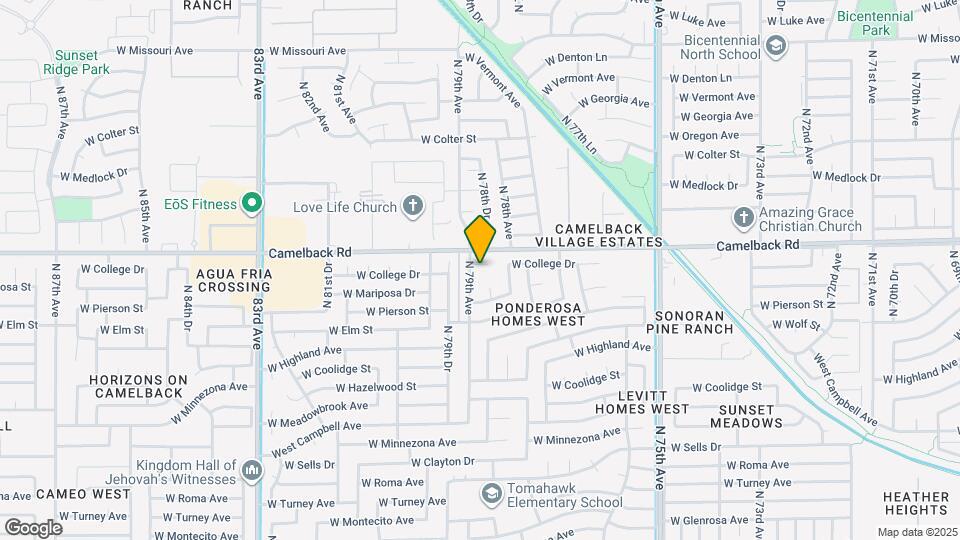 7827 W College Dr Map and Location Details