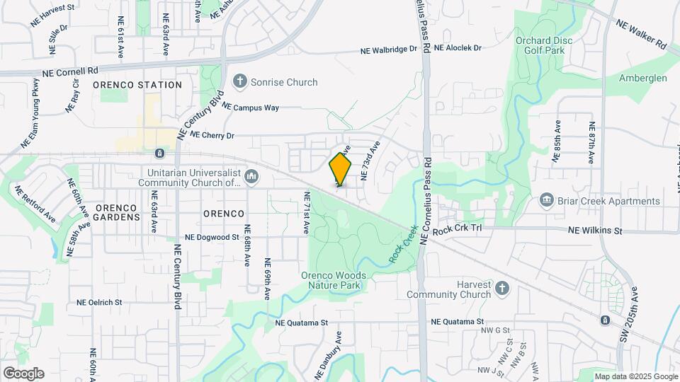 7220 NE Stoneybrook St Map and Location Details