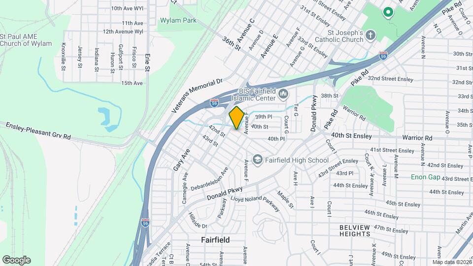 521 41st St Map and Location Details