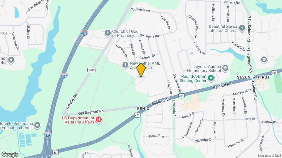 1366 Worstead Dr Map and Location Details