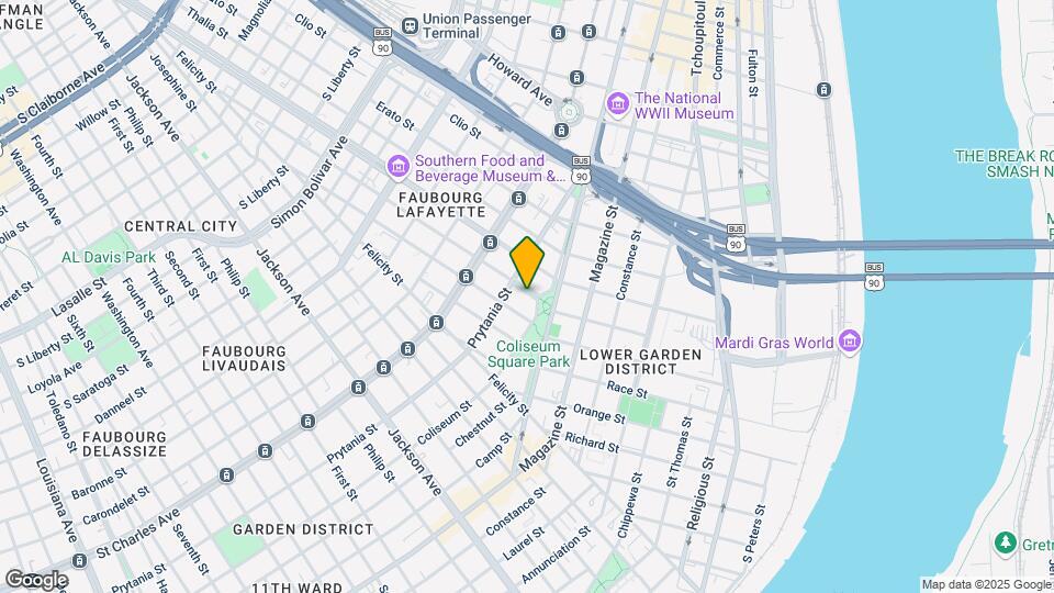 1412 Terpsichore St Mapa y Detalles de la Ubicación