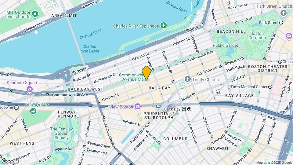 215 Newbury St, Unit 254-4 Map and Location Details