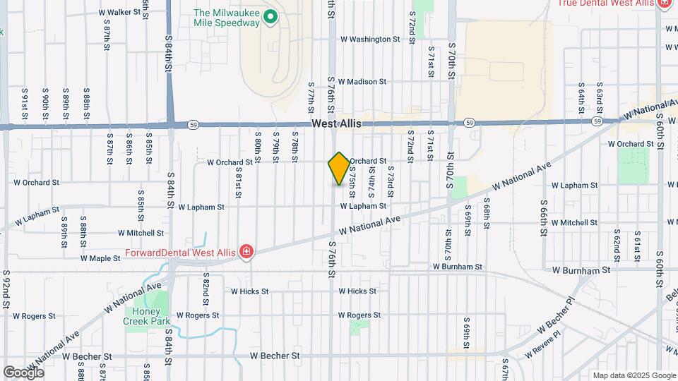 1556 S 76th St Map and Location Details