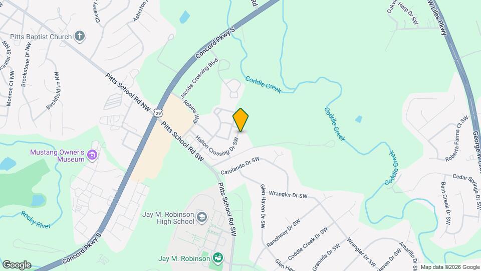 362 Halton Crossing Dr SW Map and Location Details